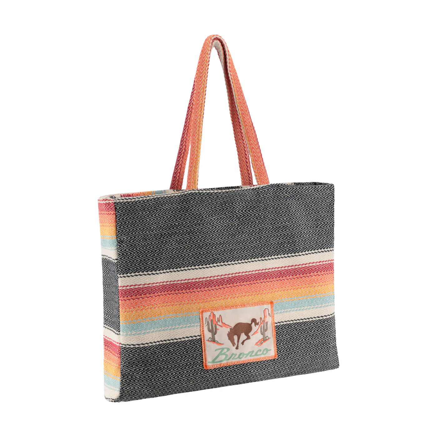 Ford Bronco Baja Multicolor Woven Tote Bag - Image 4