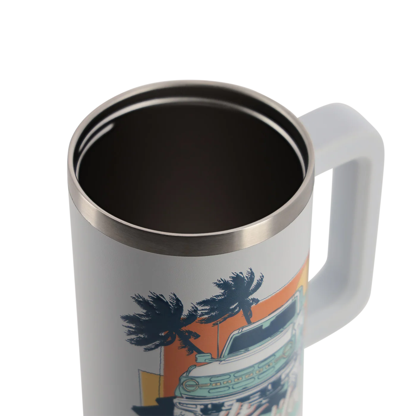 Ford Bronco Built Wild Gray 40oz Stainless Steel Tumbler - Image 6