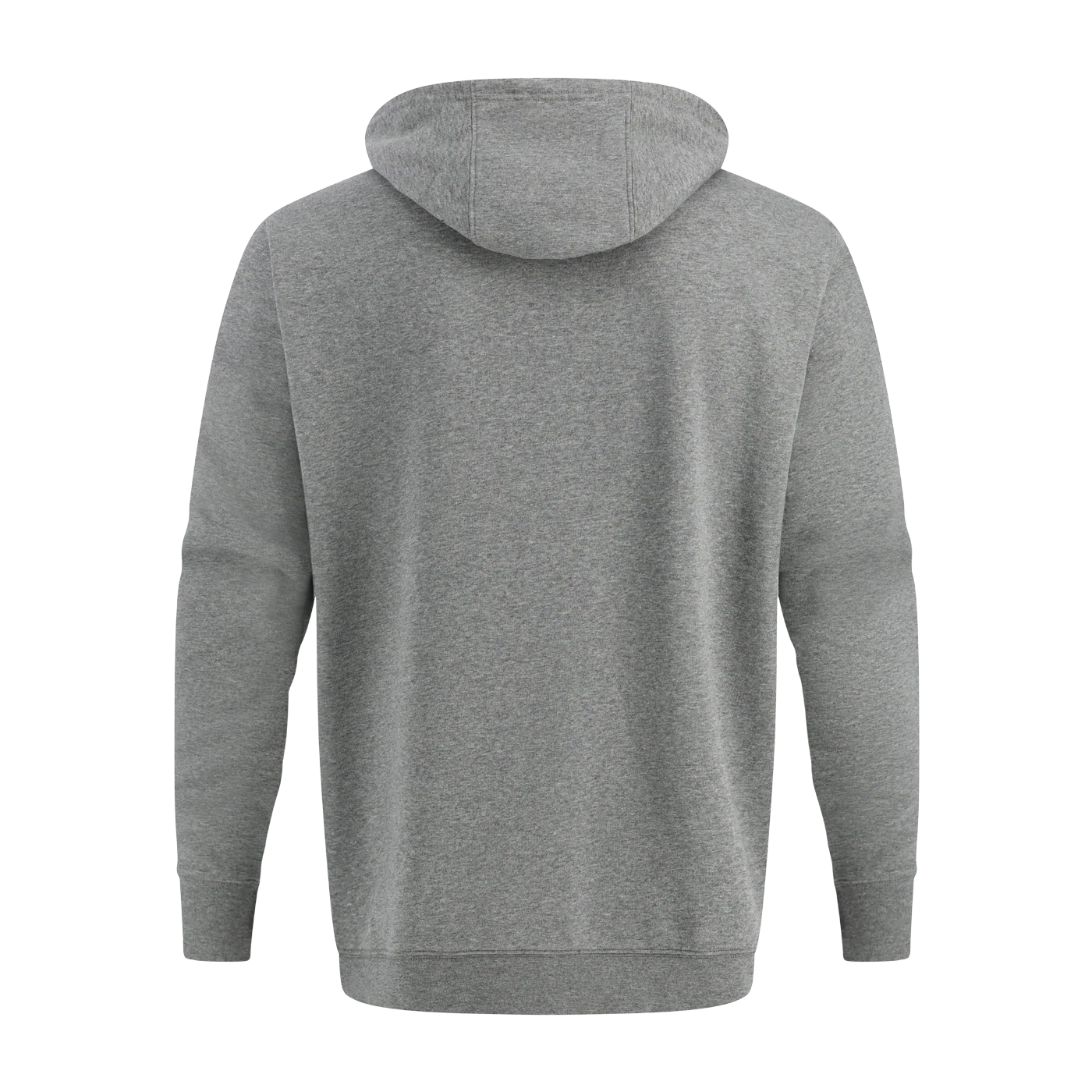 Ford Bronco Mens Gray Embroidered Fleece Hoodie - Image 4