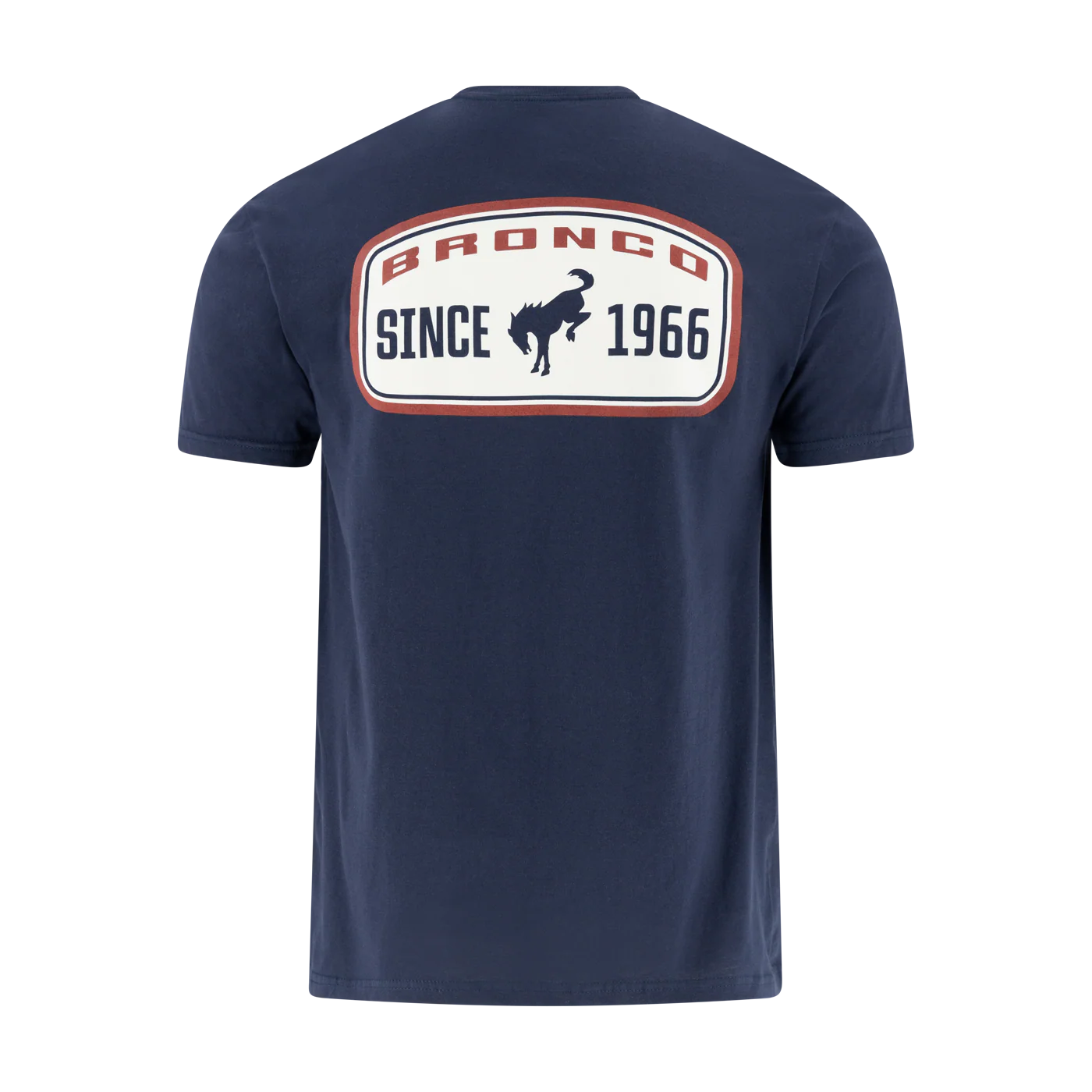 Ford Bronco Mens Since 1966 Navy Blue T-Shirt - Image 4