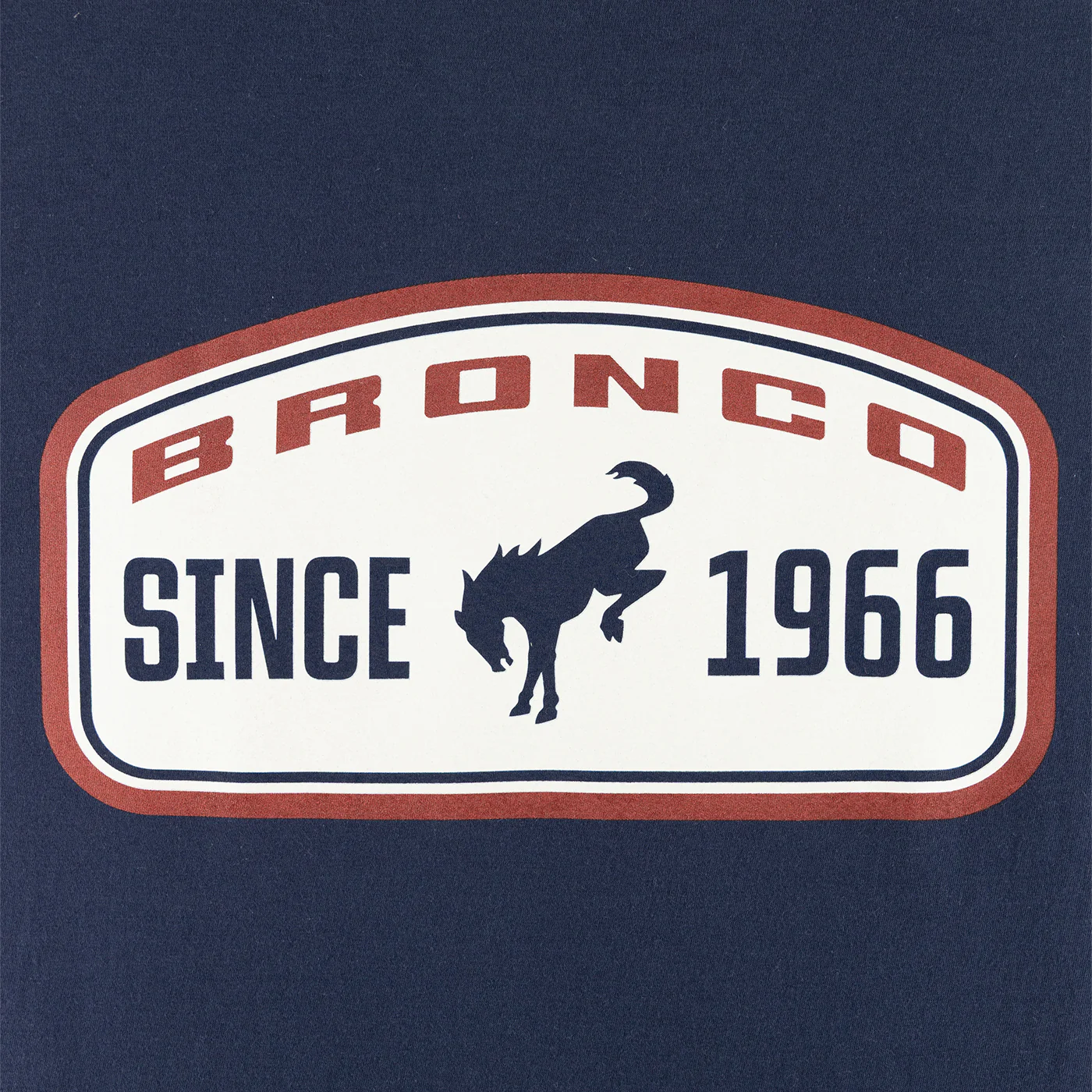 Ford Bronco Mens Since 1966 Navy Blue T-Shirt - Image 5