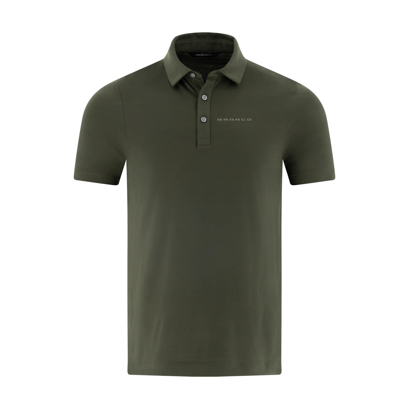 Ford Bronco Mens Dark Green Polo Shirt