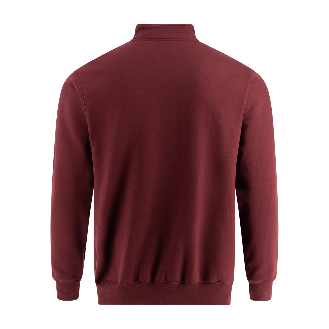 Ford Bronco Mens Maroon Quarter Zip Sweatshirt - Image 3