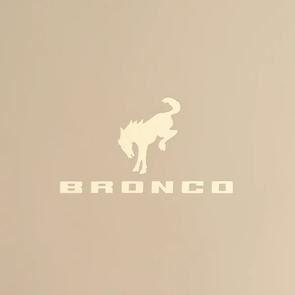 Ford Bronco Mens Khaki Full Zip Windbreaker - Image 5