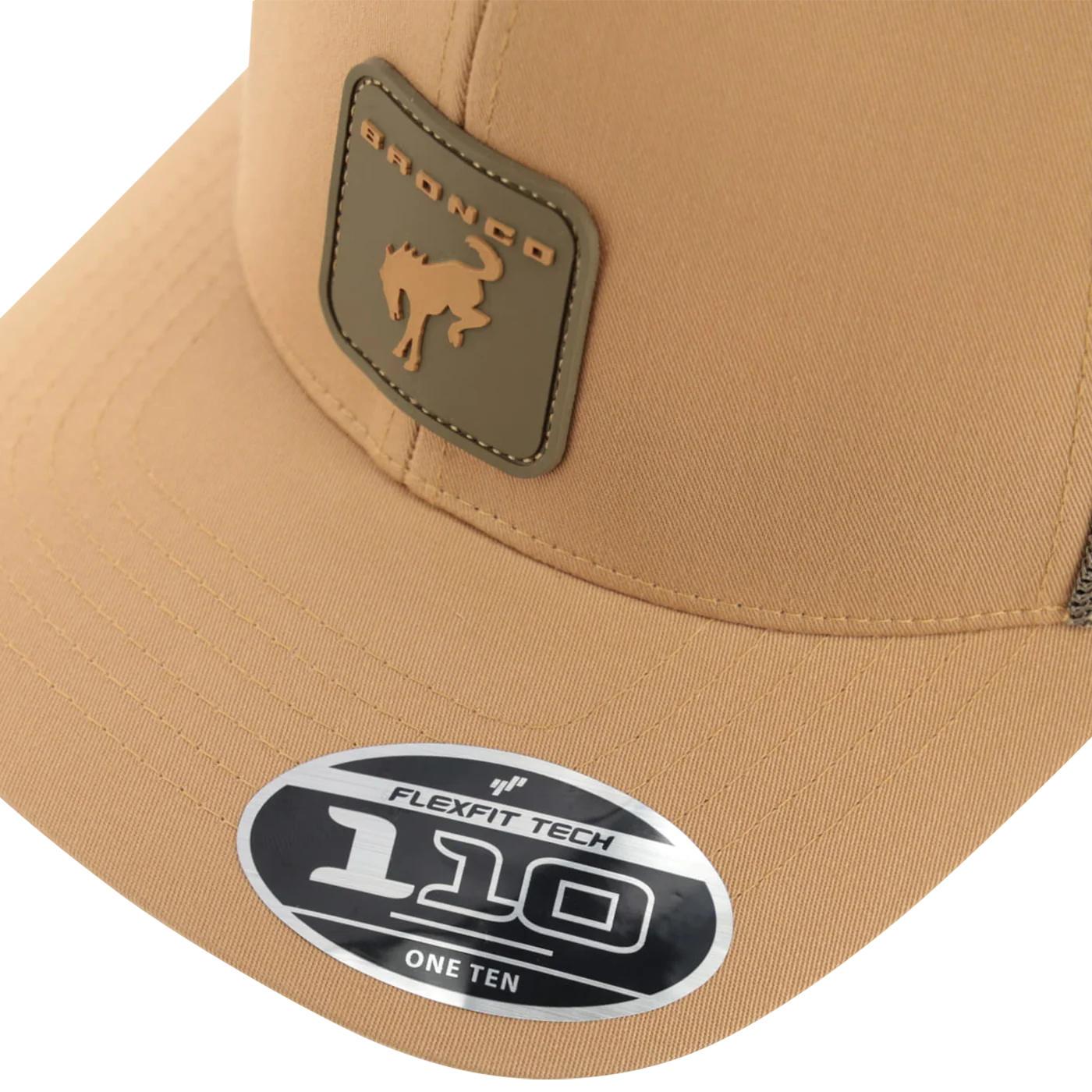Ford Bronco Patch Tan & Green Snapback Hat - Image 3