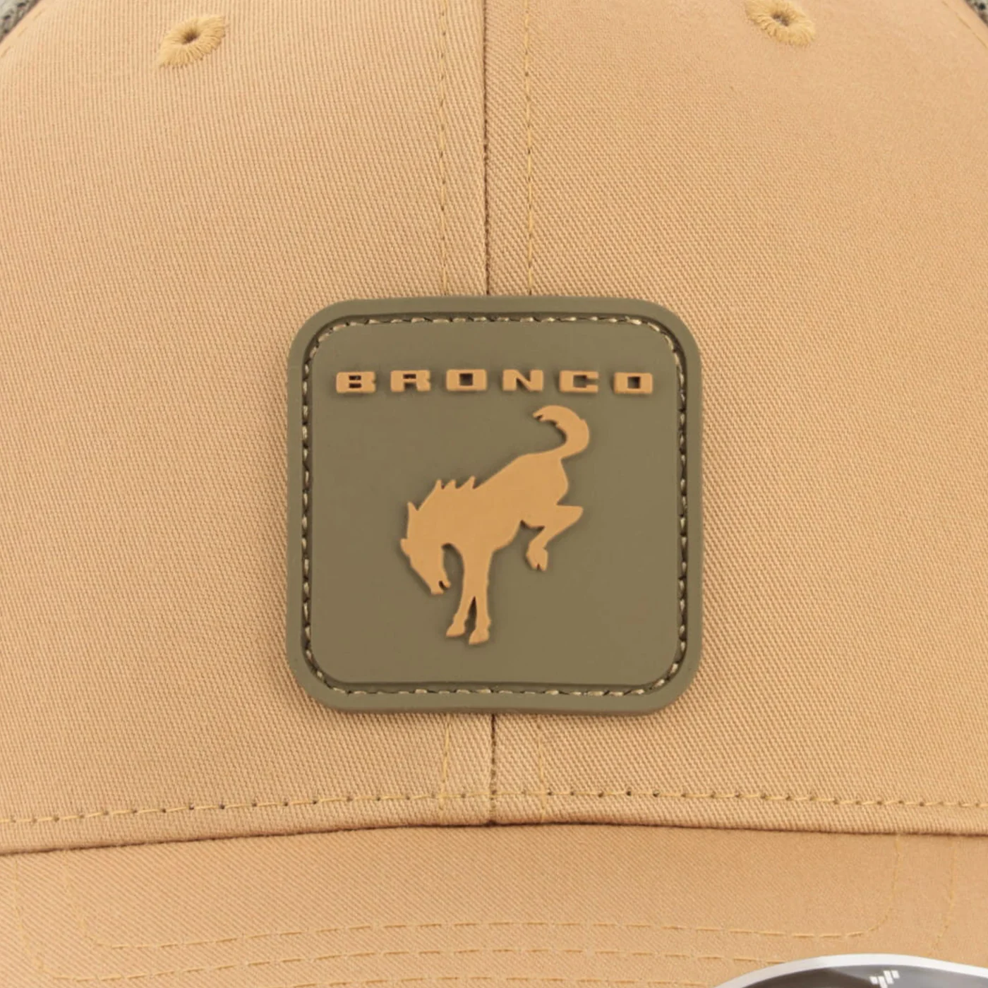 Ford Bronco Patch Tan & Green Snapback Hat - Image 4