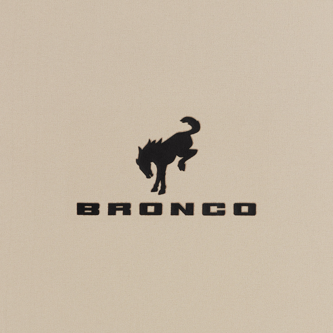 Ford Bronco Mens Tan Quarter Zip Windbreaker Jacket - Image 5