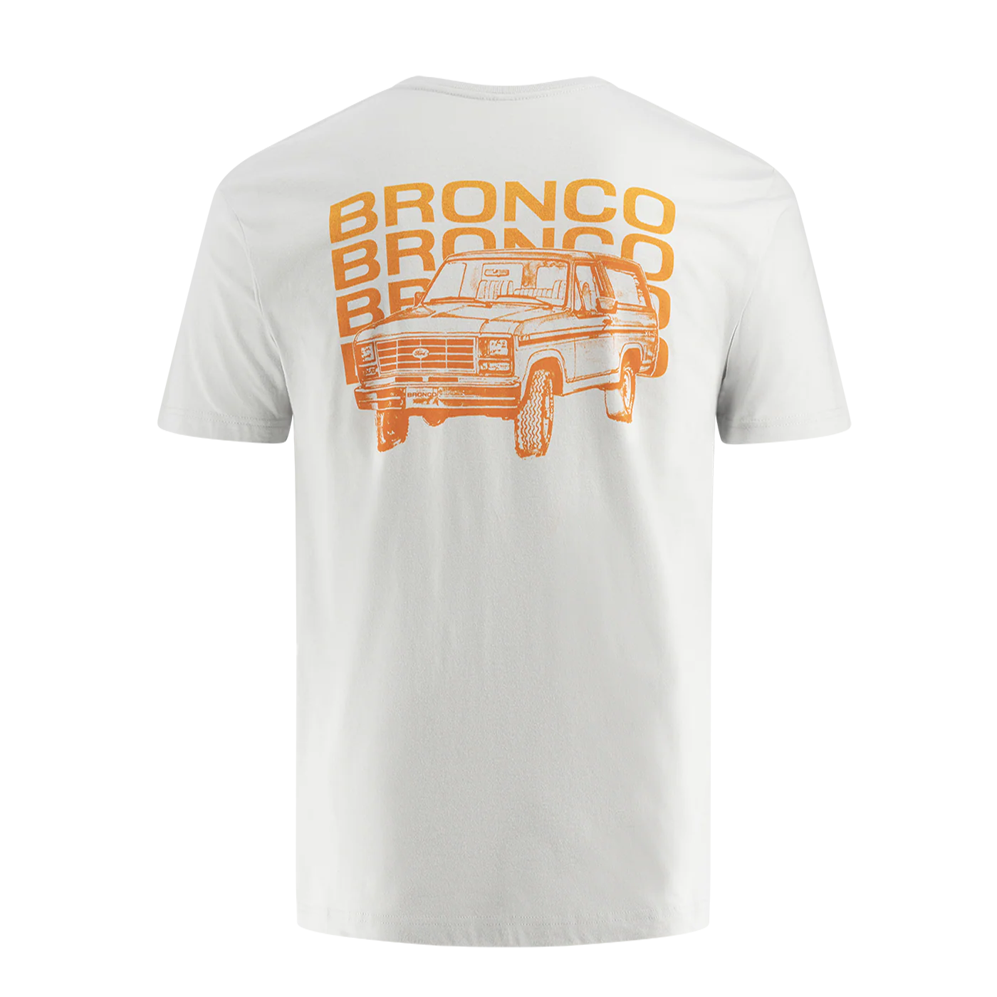 Ford Bronco Mens Retro Repeat Graphic Short Sleeve T-Shirt - Image 3