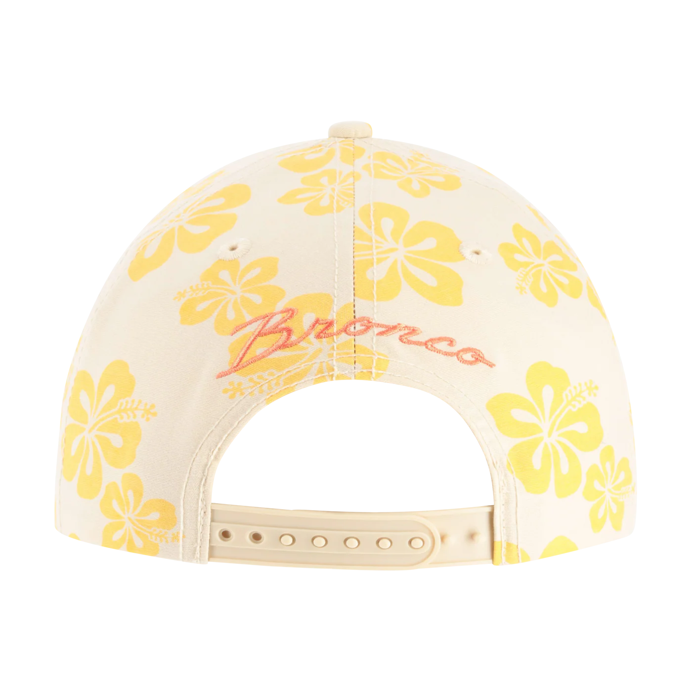Ford Bronco Light Yellow Floral Snapback Hat - Image 4