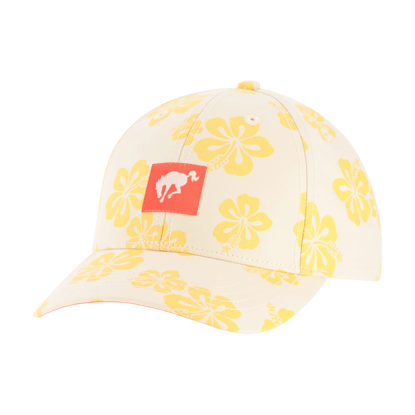 Ford Bronco Light Yellow Floral Snapback Hat - Image 5