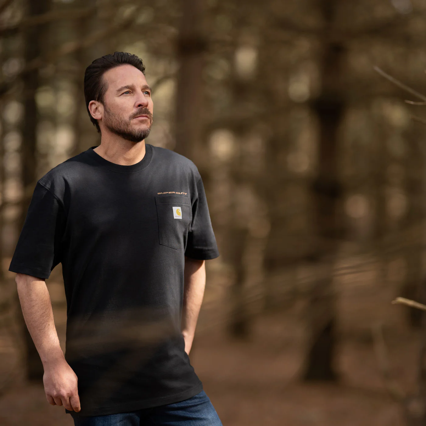 Ford x carhartt Super Duty Mens Heavy Weight Graphic T-Shirt - Image 3