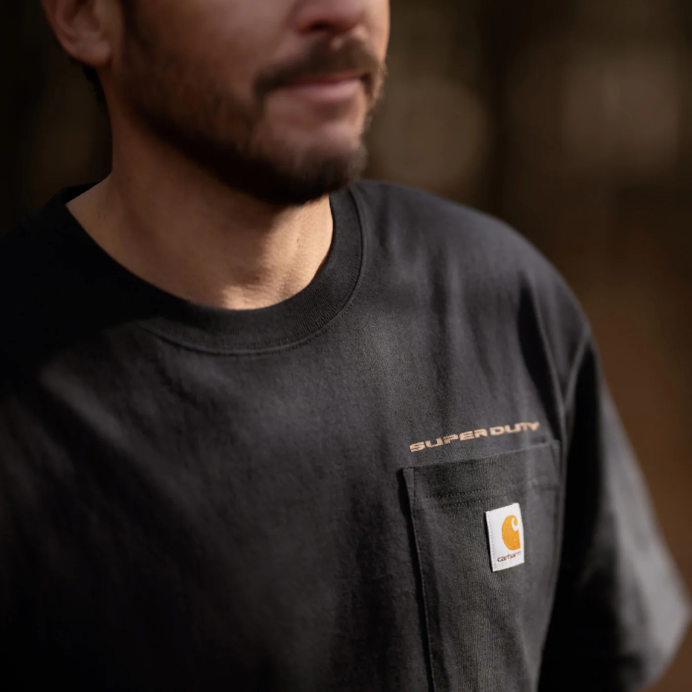 Ford x carhartt Super Duty Mens Heavy Weight Graphic T-Shirt - Image 4