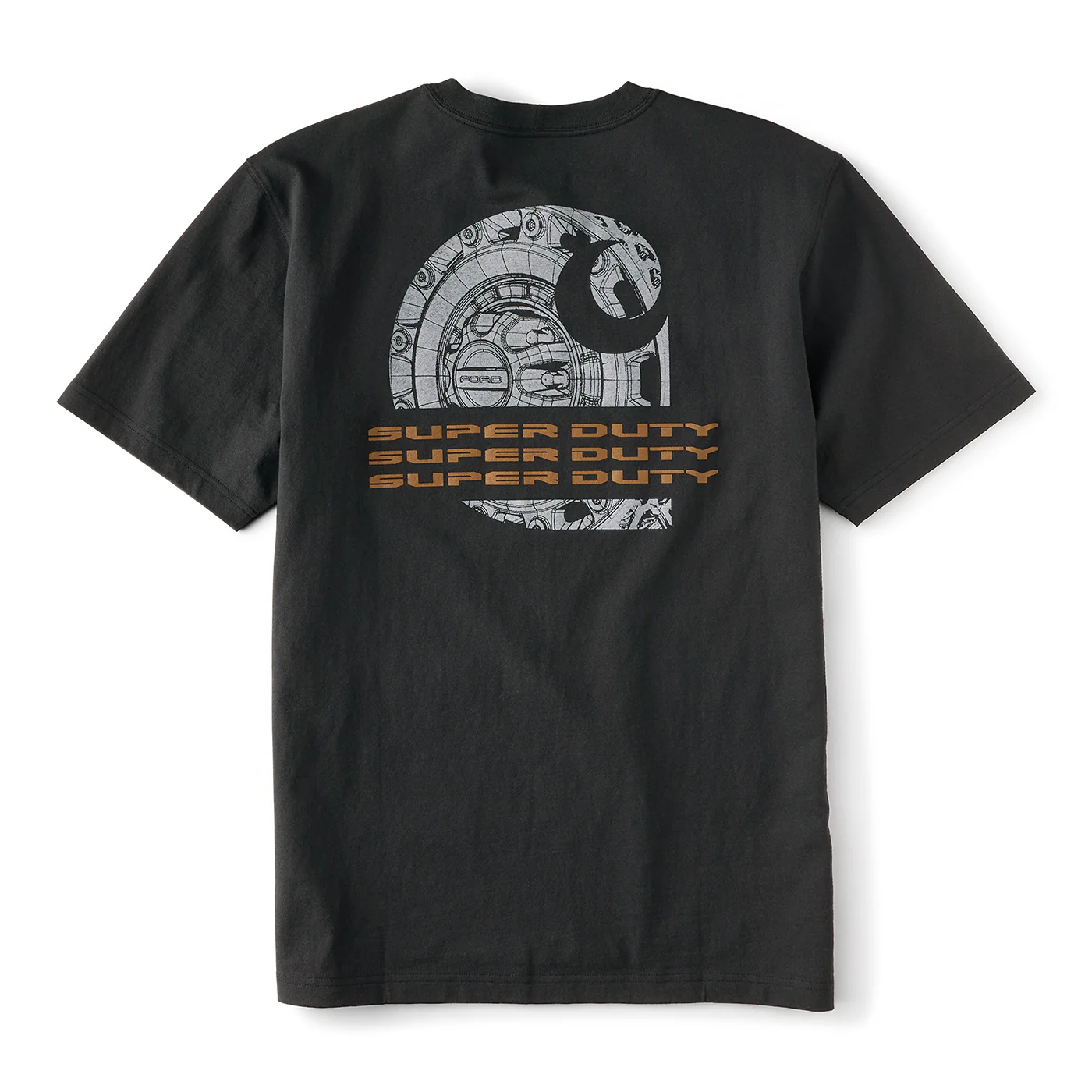 Ford x carhartt Super Duty Mens Heavy Weight Graphic T-Shirt - Image 5