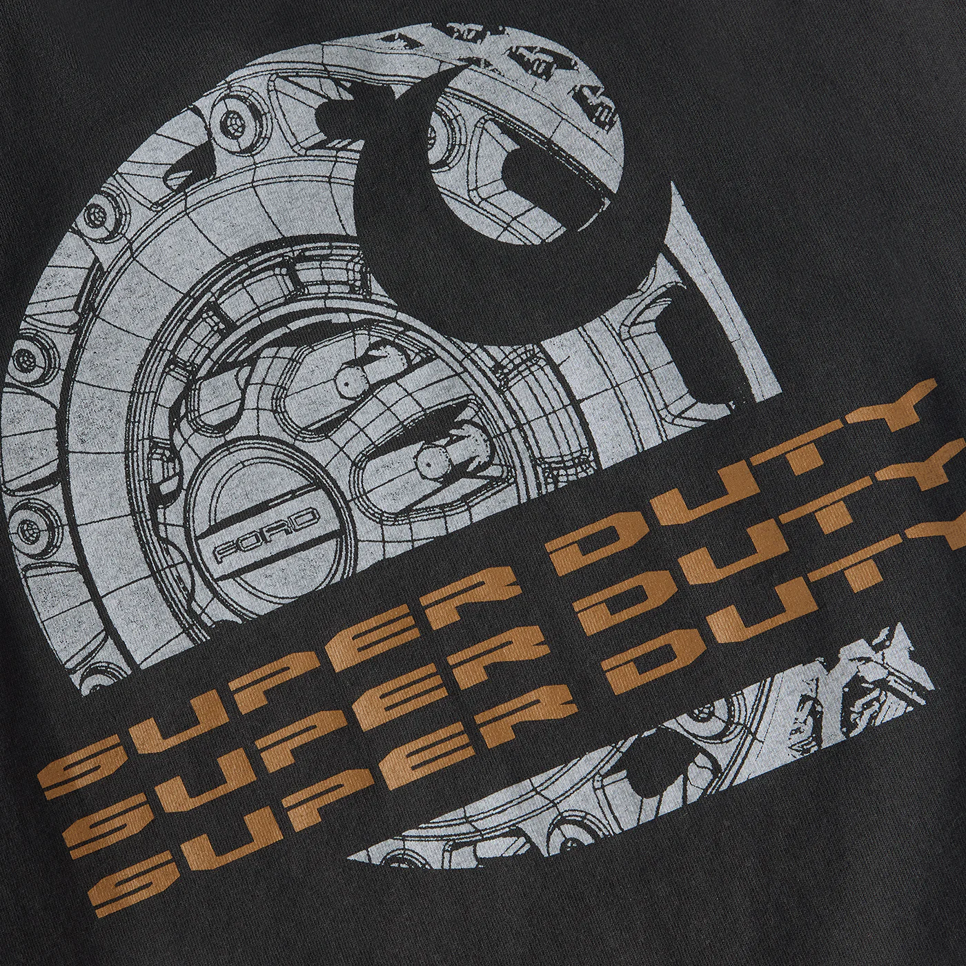 Ford x carhartt Super Duty Mens Heavy Weight Graphic T-Shirt - Image 7