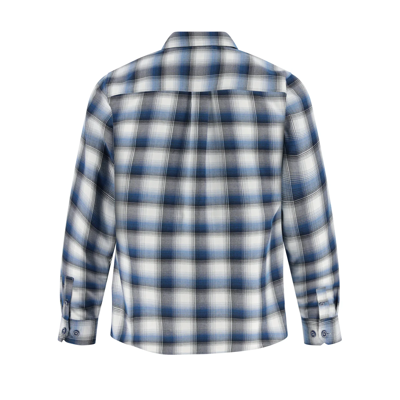 Ford Dixxon Blue Flannel Shirt - Image 6