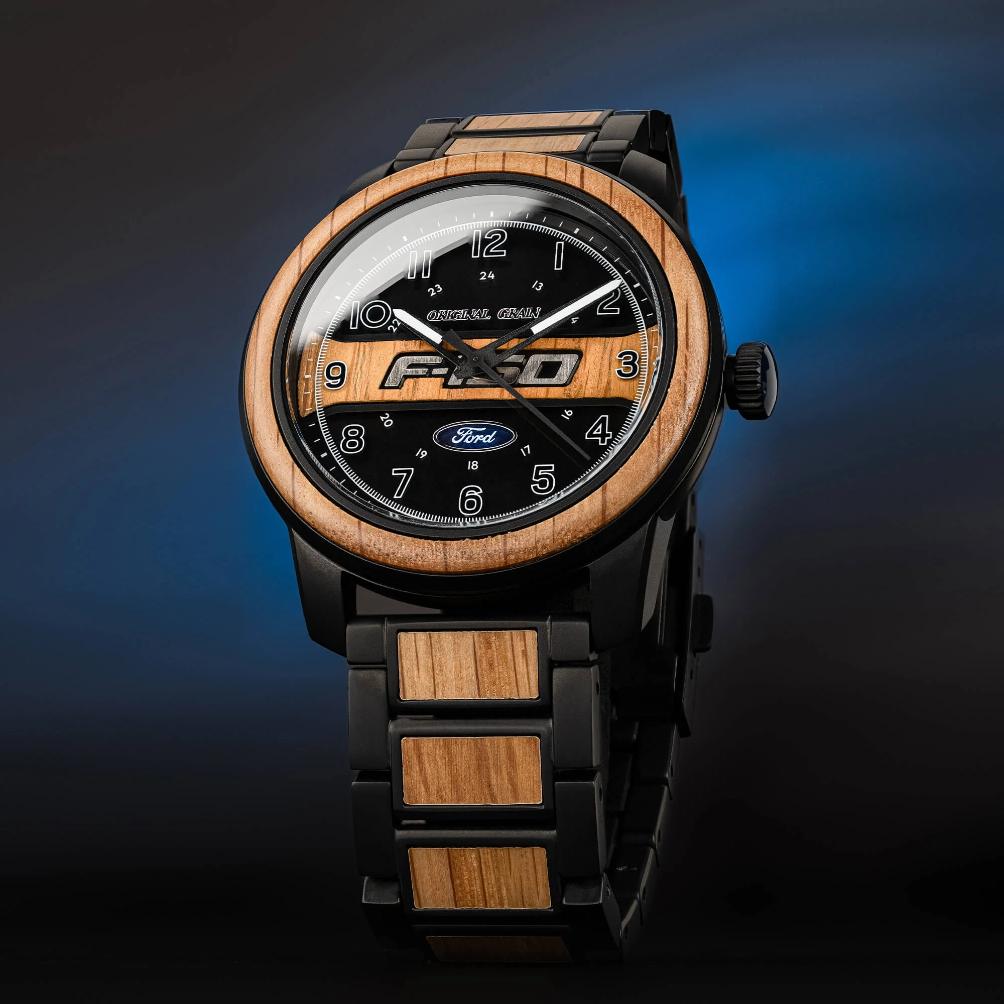 Ford x Original Grain F-150 Barrel 44mm Watch - Image 2