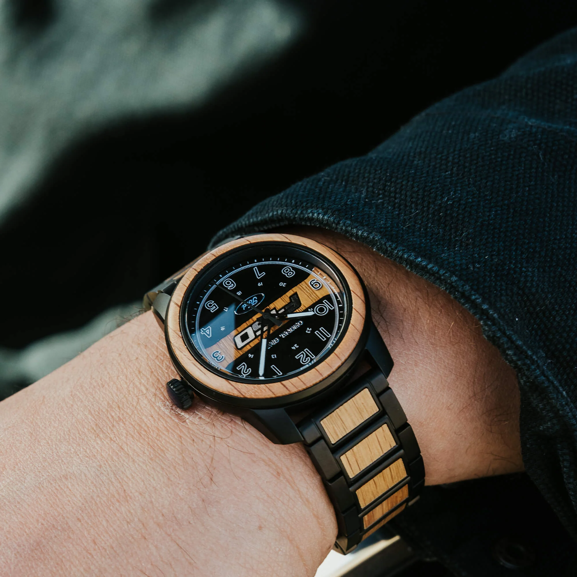 Ford x Original Grain F-150 Barrel 44mm Watch - Image 8