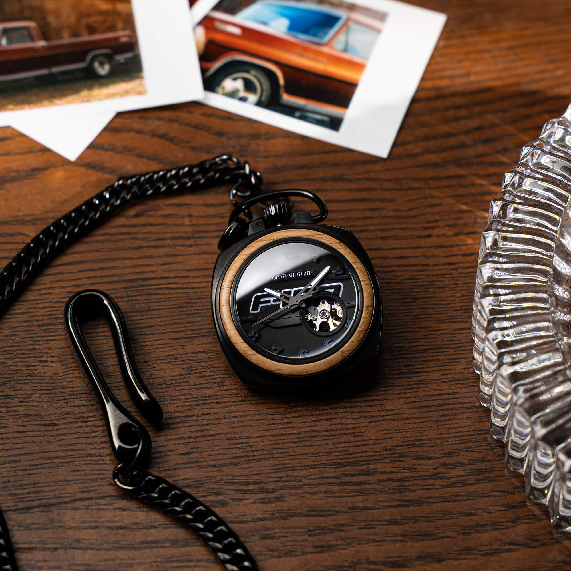 Ford x Original Grain F-150 Vintage Pocket Watch - Image 3