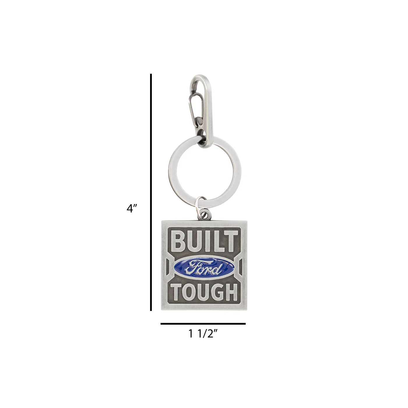 Ford Trucks Built Ford Tough Logo Keychain - Image 3