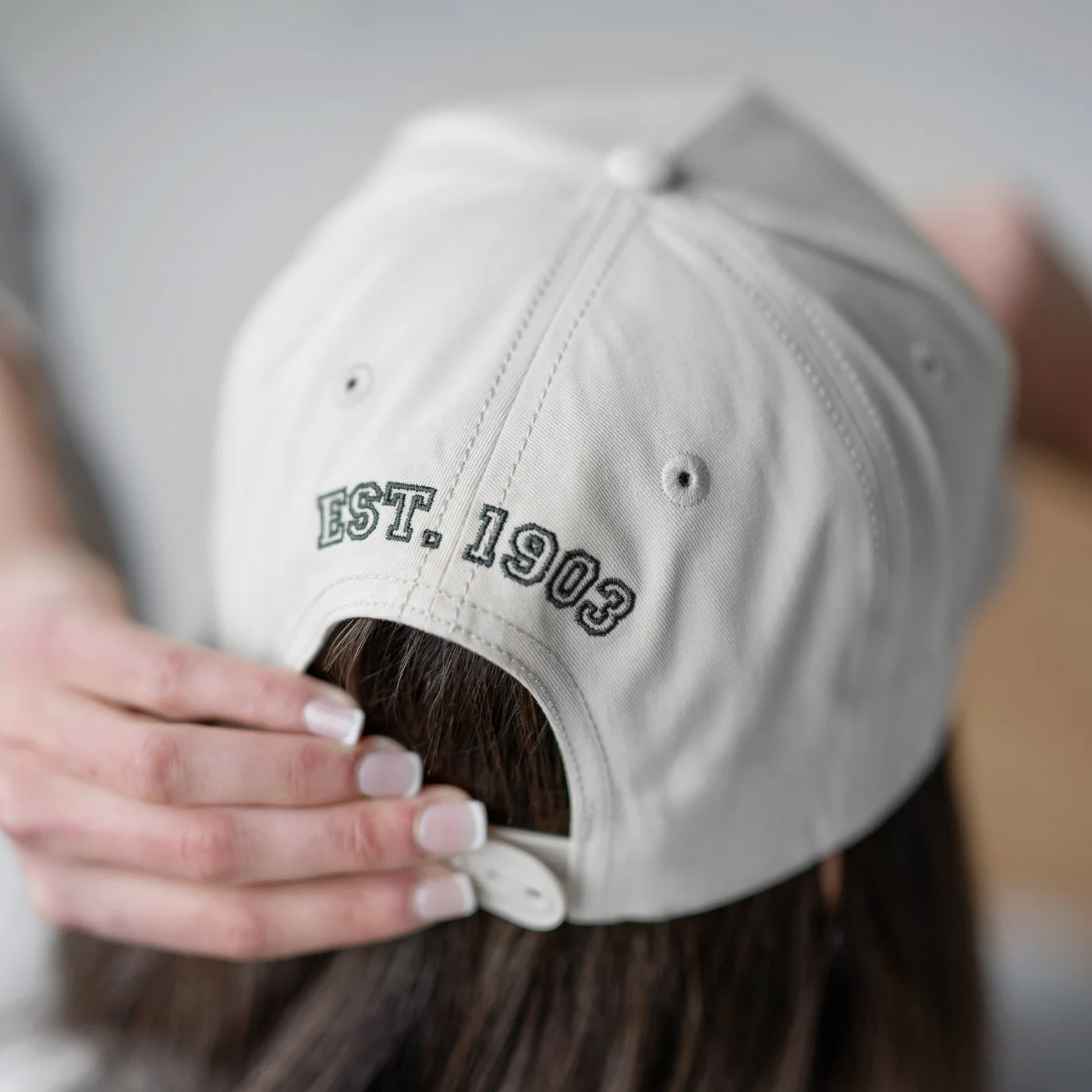 Ford Logo Light Grey Collegiate Hat - Image 3