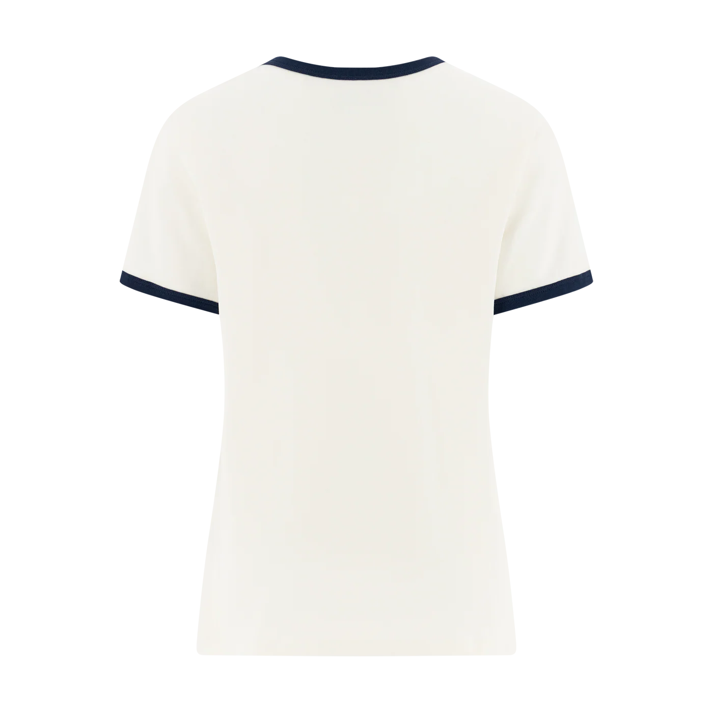Ford Logo Womens Cream Collegiate Ringer T-Shirt - Image 2