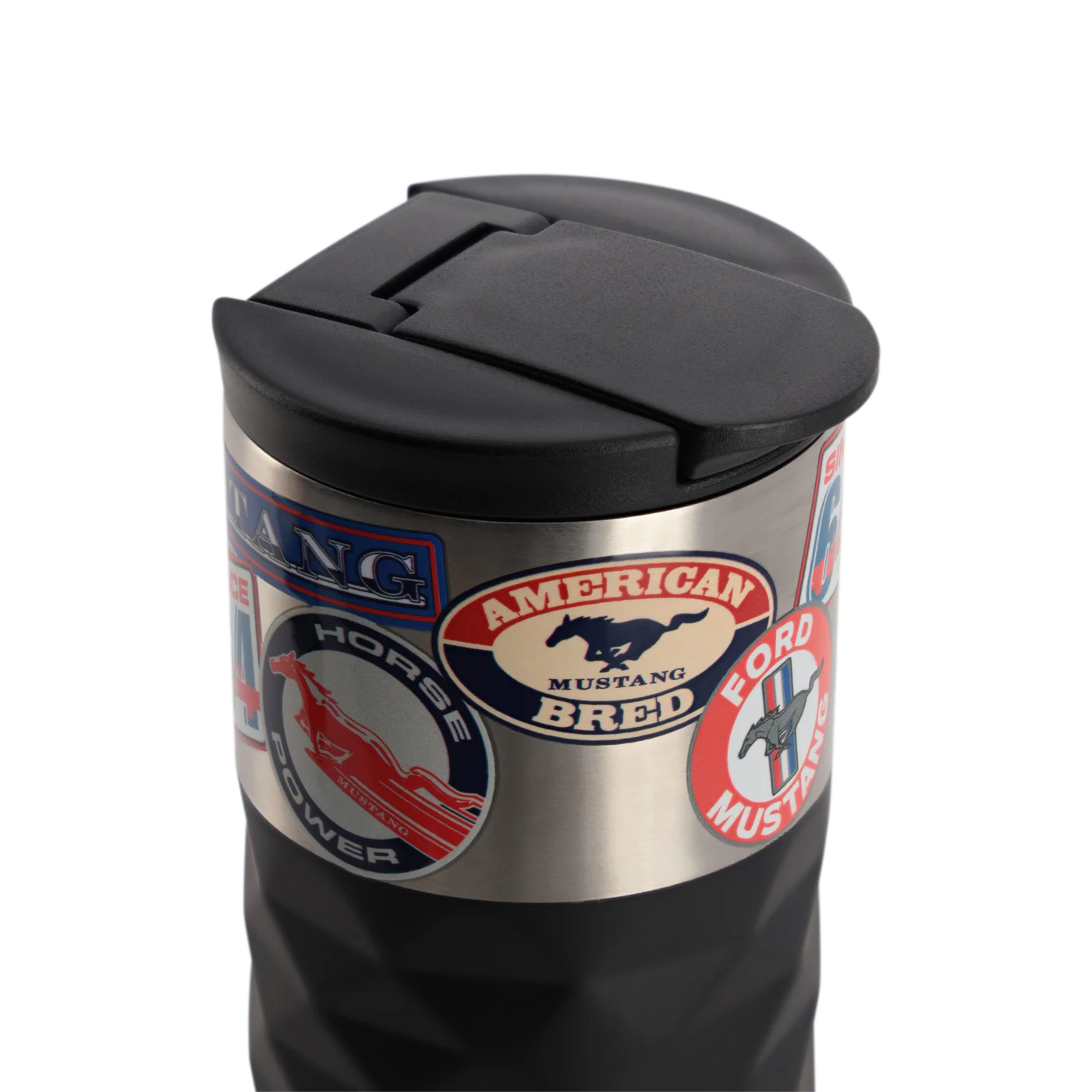 Ford Mustang Vintage Graphic Stainless Steel Tumbler - Image 3