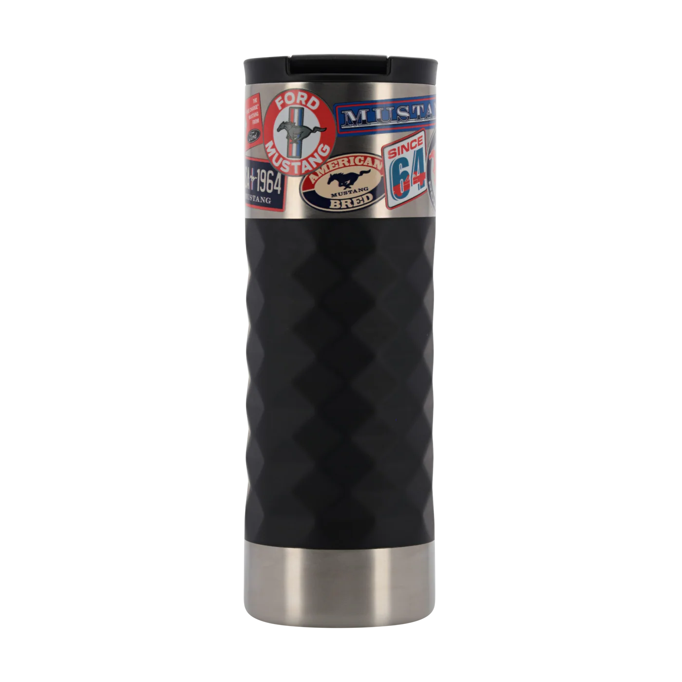 Ford Mustang Vintage Graphic Stainless Steel Tumbler - Image 5