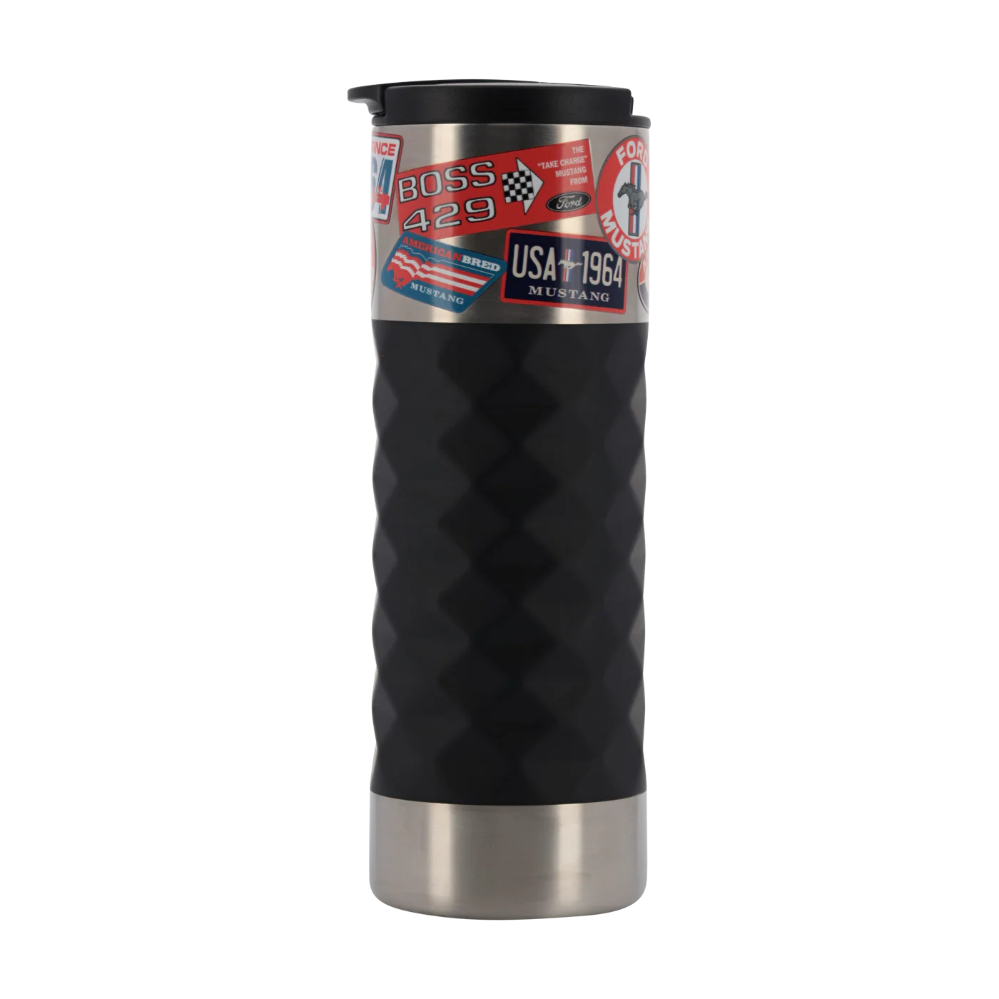 Ford Mustang Vintage Graphic Stainless Steel Tumbler - Image 7