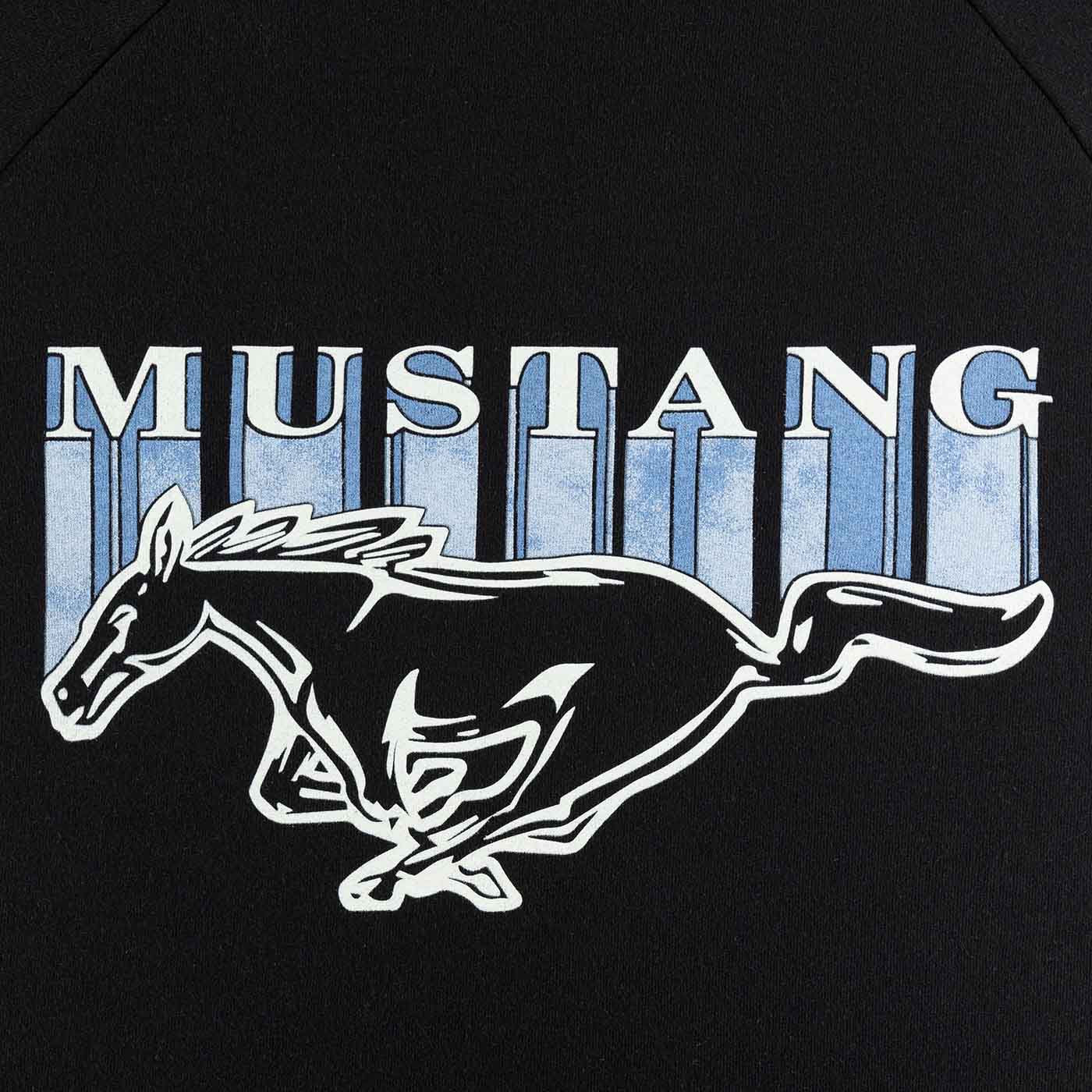 Ford Mustang Womens Pony Logo Graphic Hoodie - Image 7