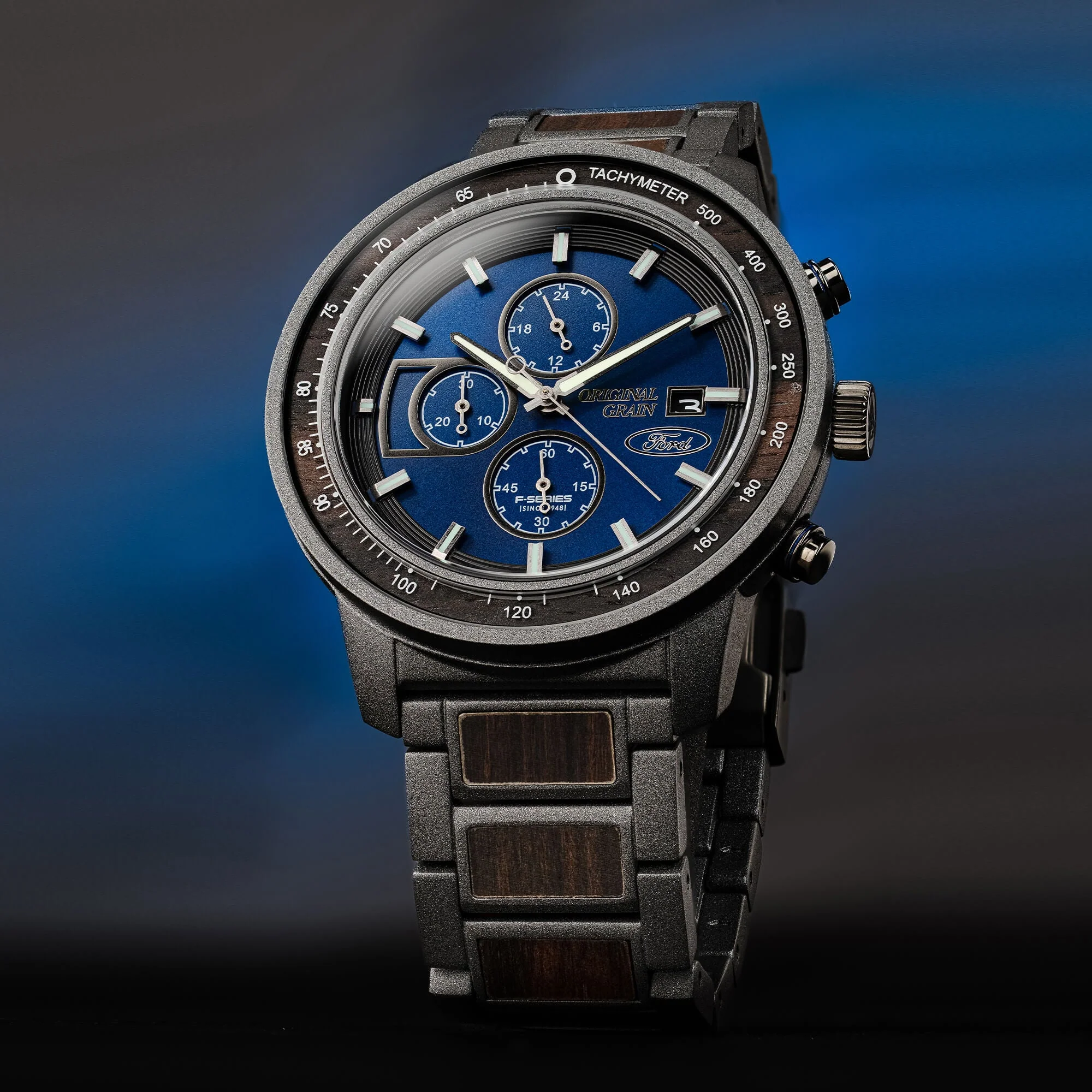 Ford x Original Grain Barrel Chrono 45mm Watch - Image 2