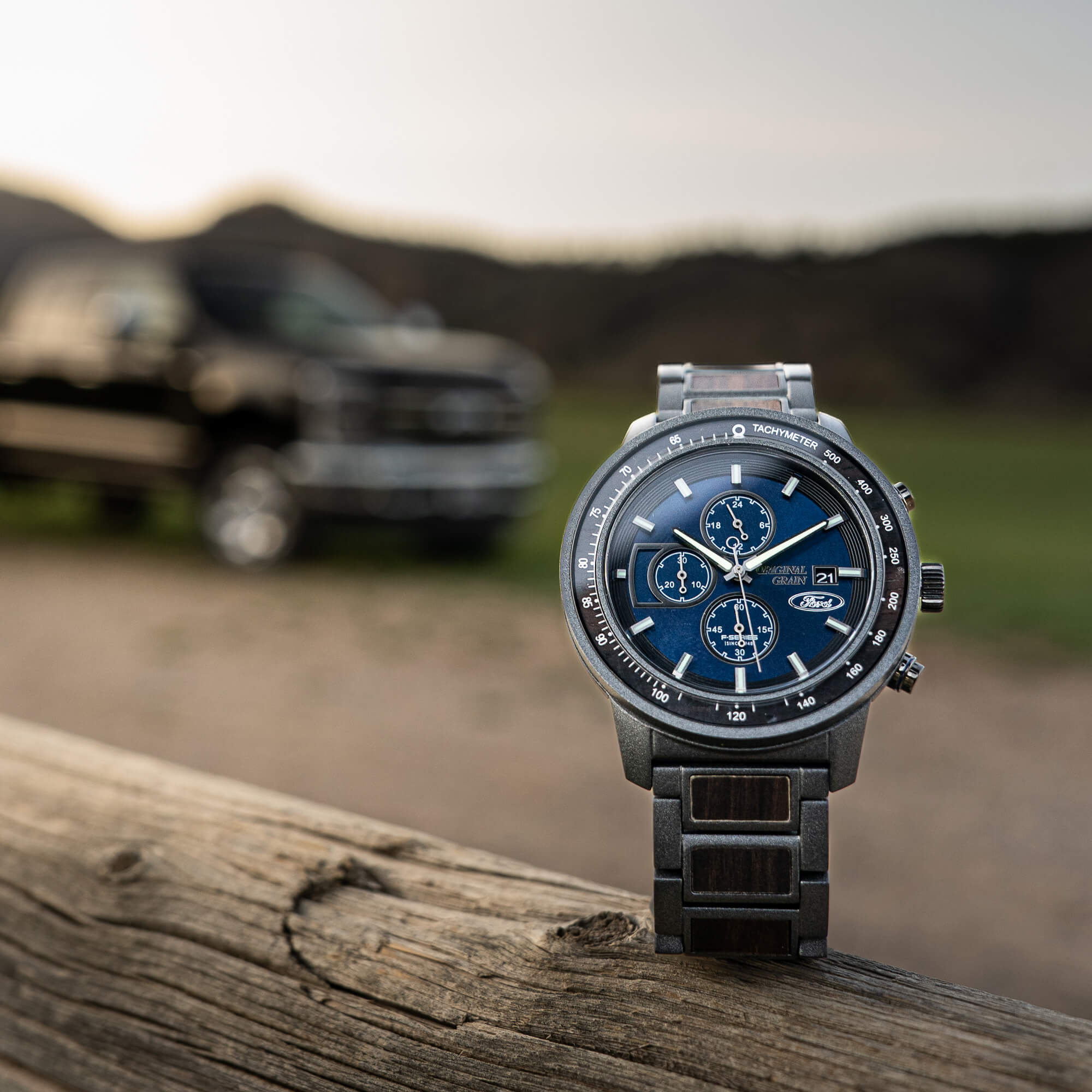 Ford x Original Grain Barrel Chrono 45mm Watch - Image 3