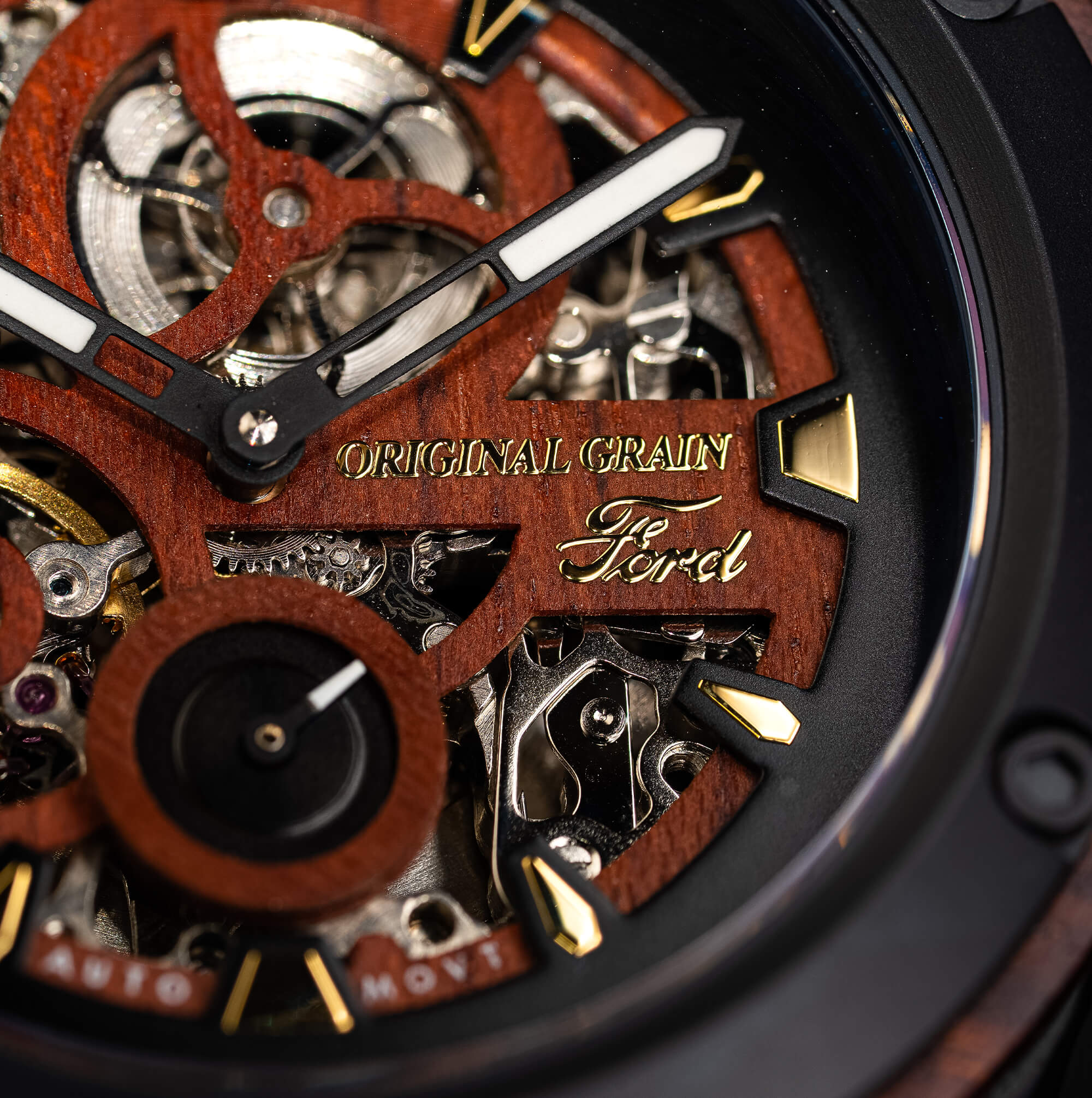 Ford x Original Grain Heritage Rugged Automatic 44mm Watch - Image 4
