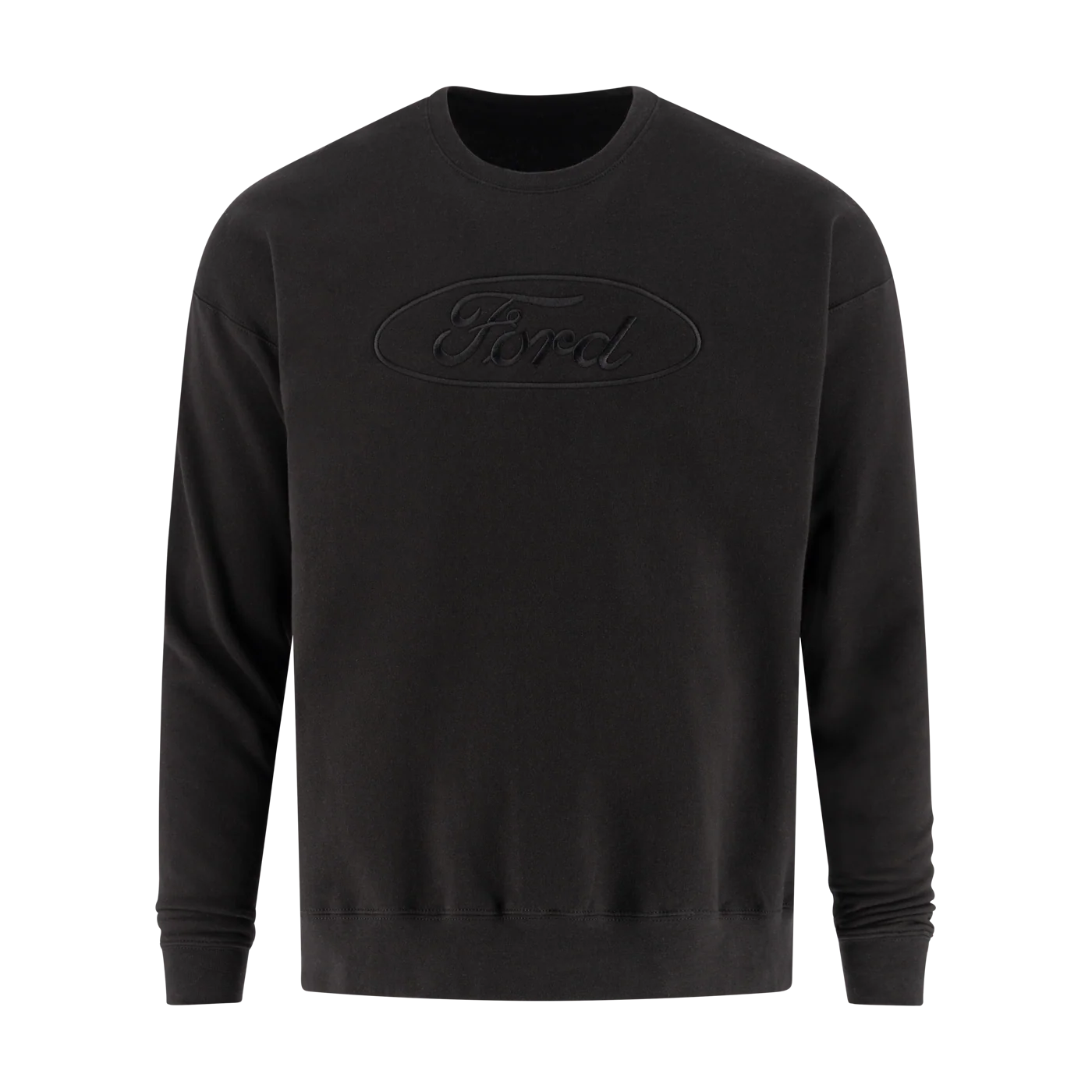 Ford Oval Black Crewneck Sweatshirt