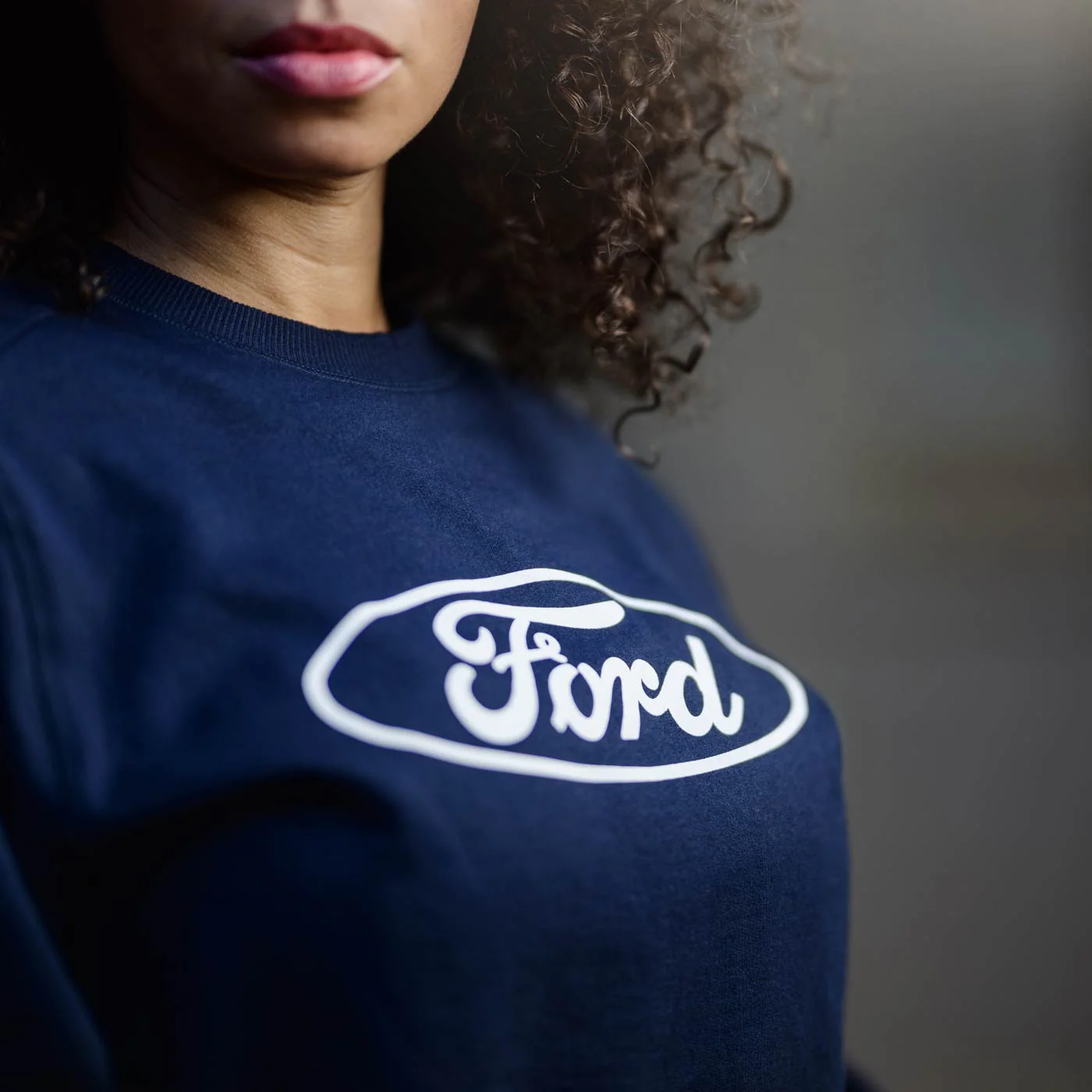 Ford Oval Fleece Crewneck Sweatshirt - Image 3