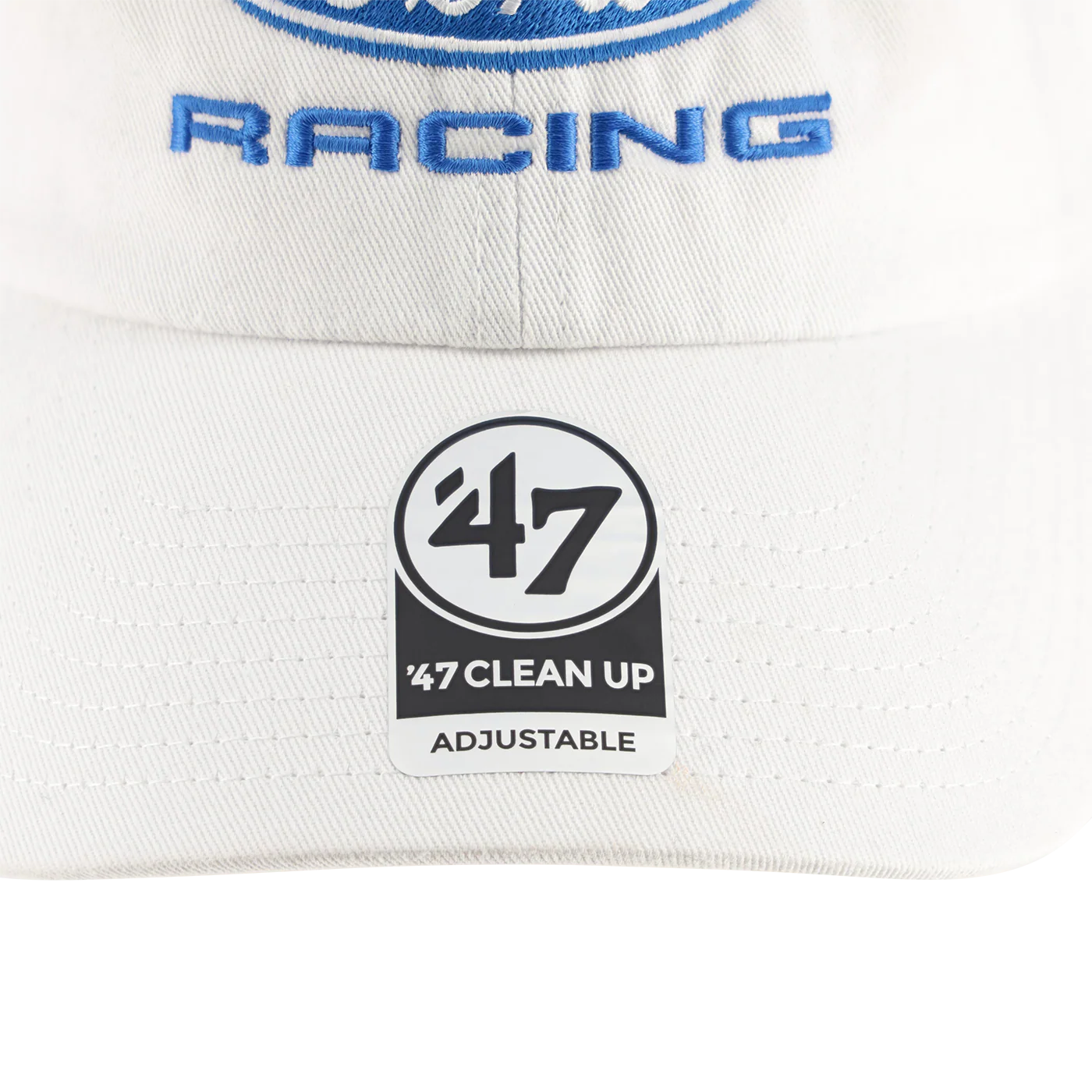 Ford Racing Logo White Slide Back Hat - Image 5