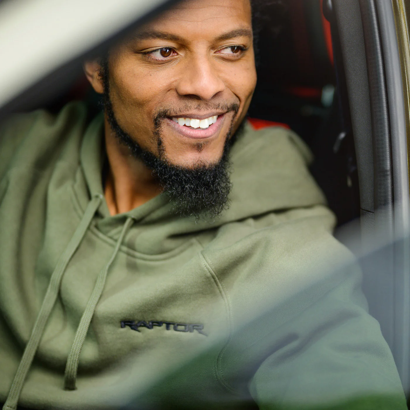 Ford Raptor Dark Green Fleece Hoodie - Image 3
