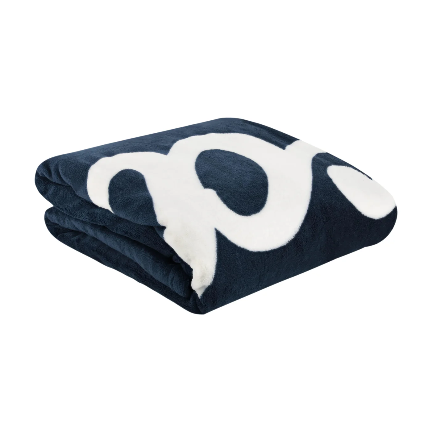 Ford Script Navy Blue Throw Blanket - Image 3