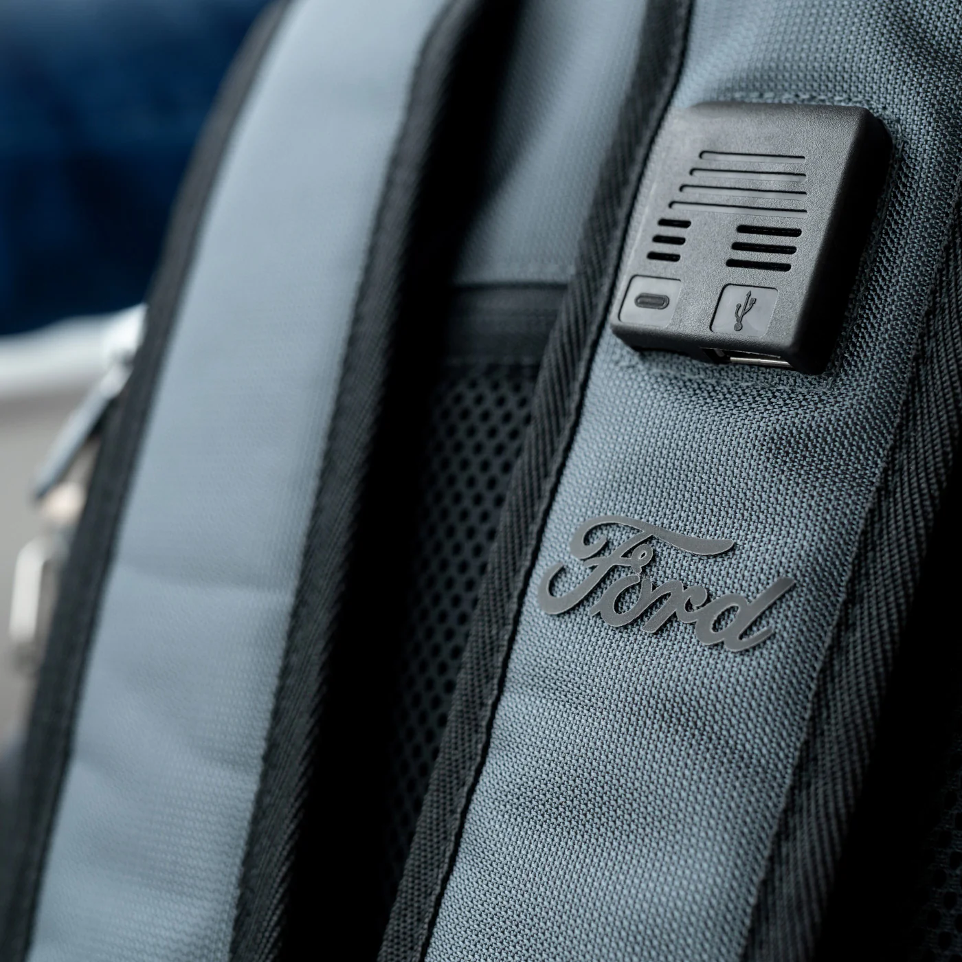 Ford Script Gray Smart Backpack - Image 3