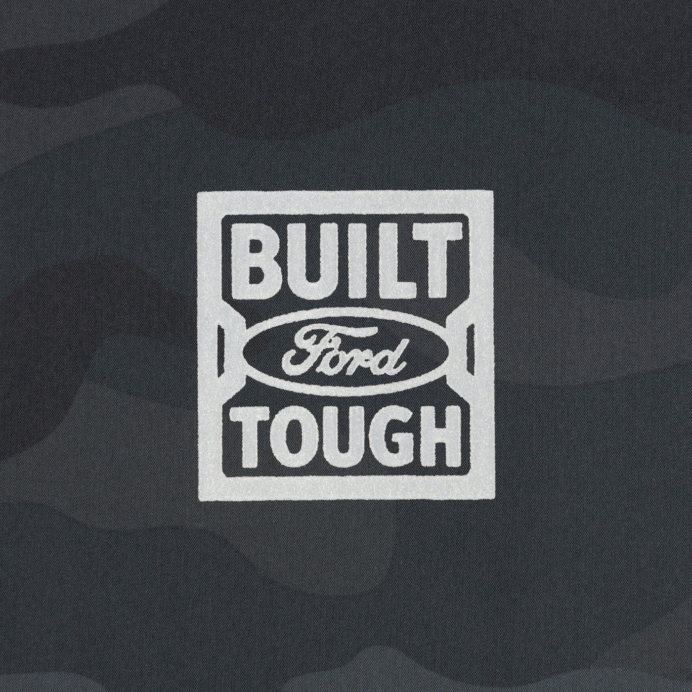 Built Ford Tough Mens Camouflage Rain Jacket - Image 3