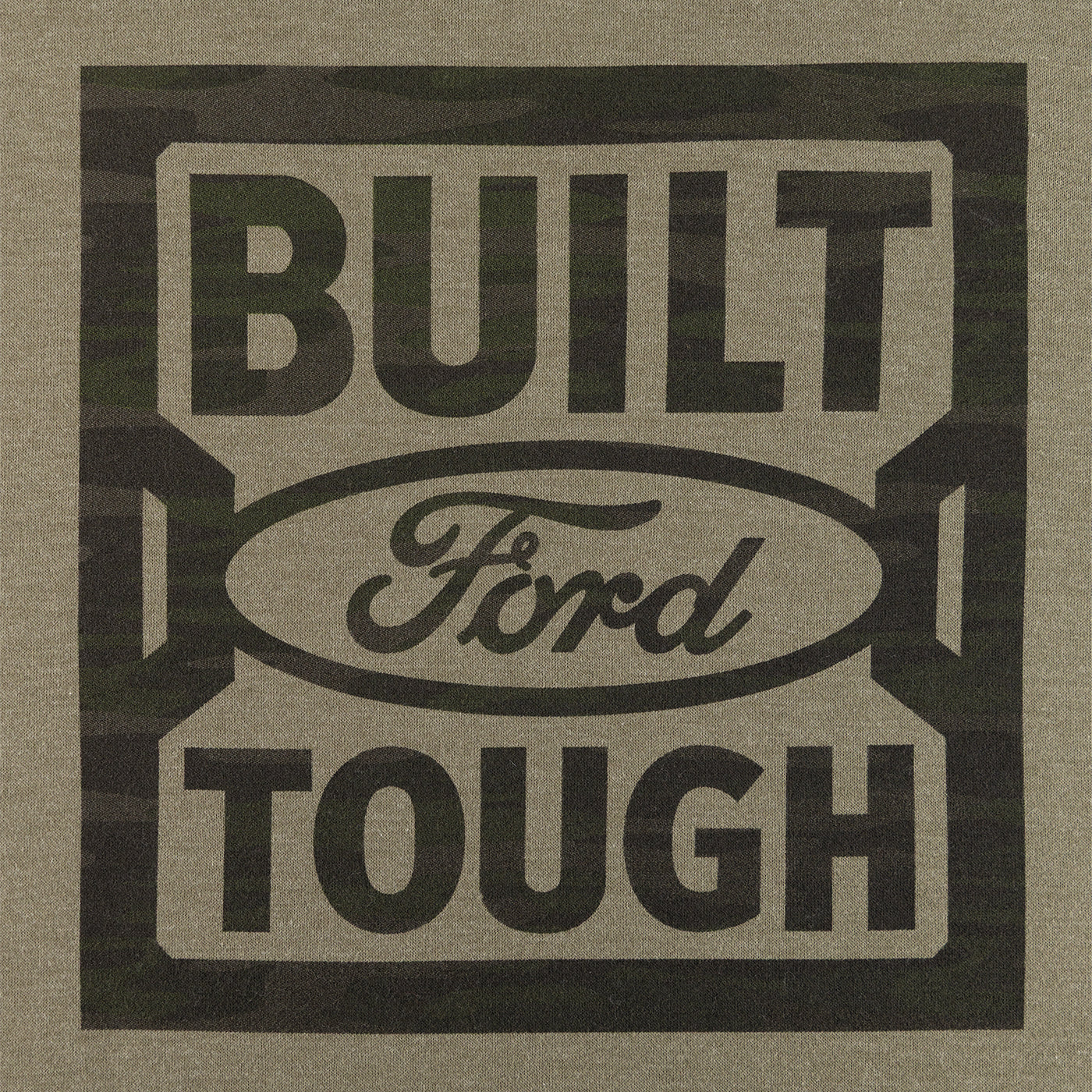 Ford Trucks Green Built Ford Tough Mens Hoodie - Image 5