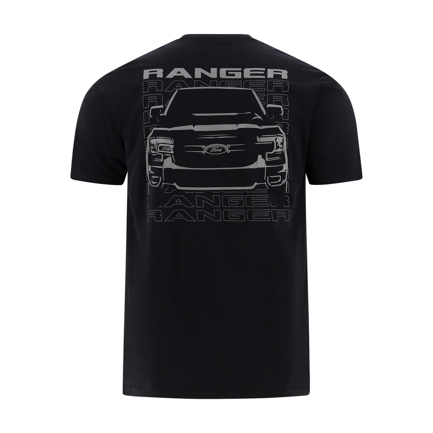 Ford Ranger Mens Black Graphic Truck T-Shirt - Image 4