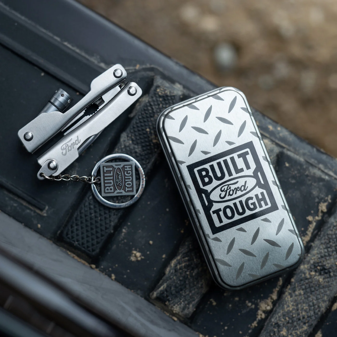 Ford Trucks Built Ford Tough Multi Tool Keychain - Image 2