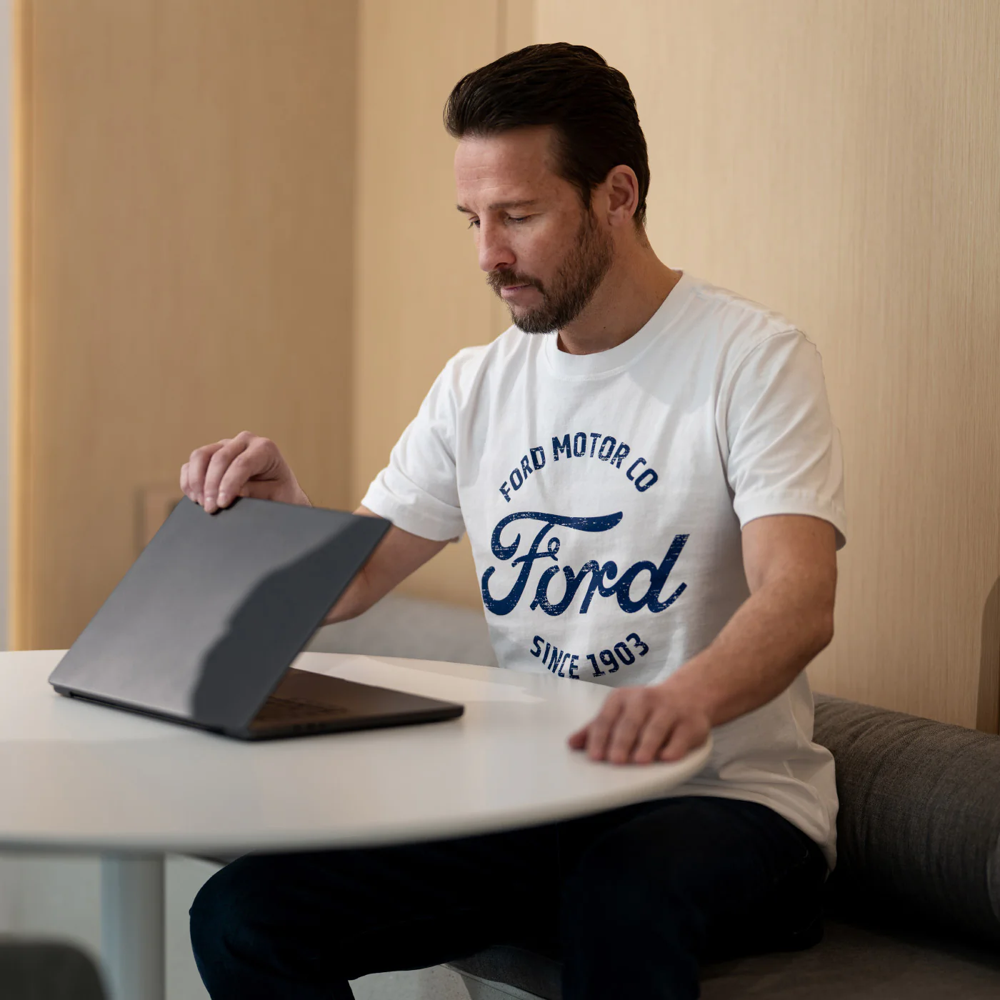 Ford Vintage Mens Since 1903 T-Shirt - Image 3